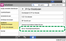 Abbildung Bedienfeld-Display