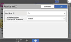 Abbildung Bedienfeld-Display