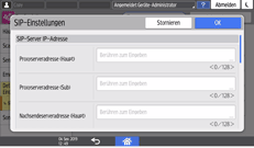 Abbildung Bedienfeld-Display