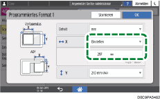 Abbildung Bedienfeld-Display