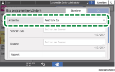 Abbildung Bedienfeld-Display