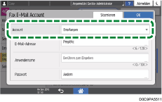Abbildung Bedienfeld-Display