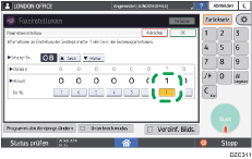 Abbildung Bedienfeld-Display