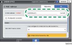 Abbildung Bedienfeld-Display