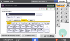 Abbildung Bedienfeld-Display