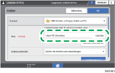 Abbildung Bedienfeld-Display