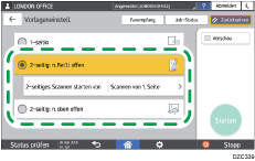 Abbildung Bedienfeld-Display