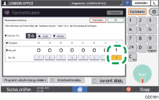 Abbildung Bedienfeld-Display