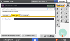 Abbildung Bedienfeld-Display