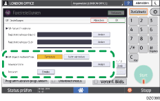 Abbildung Bedienfeld-Display