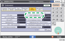 Abbildung Bedienfeld-Display