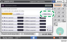 Abbildung Bedienfeld-Display