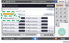 Abbildung Bedienfeld-Display