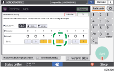 Abbildung Bedienfeld-Display