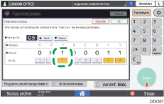 Abbildung Bedienfeld-Display