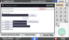 Abbildung Bedienfeld-Display