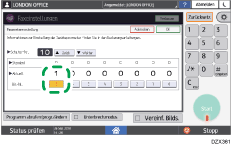 Abbildung Bedienfeld-Display
