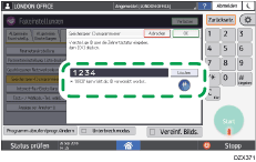 Abbildung Bedienfeld-Display