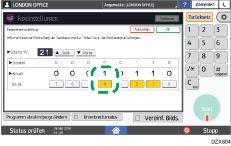 Abbildung Bedienfeld-Display