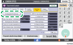 Abbildung Bedienfeld-Display
