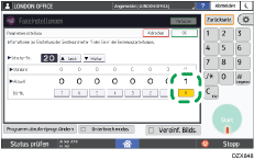 Abbildung Bedienfeld-Display