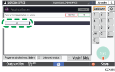 Abbildung Bedienfeld-Display