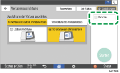 Abbildung Bedienfeld-Display