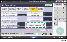 Abbildung Bedienfeld-Display