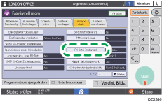 Abbildung Bedienfeld-Display