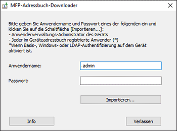 Abbildung Betriebssystembildschirm