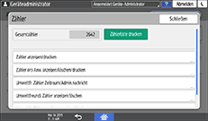 Abbildung Bedienfeld-Display