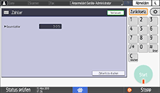 Abbildung Bedienfeld-Display