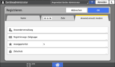 Abbildung Bedienfeld-Display