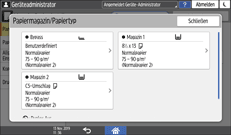 Abbildung Bedienfeld-Display