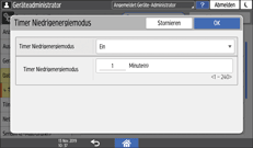 Abbildung Bedienfeld-Display