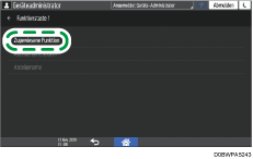 Abbildung Bedienfeld-Display
