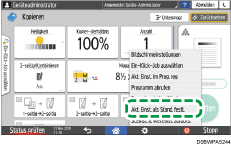 Abbildung Bedienfeld-Display