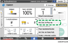 Abbildung Bedienfeld-Display