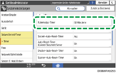 Abbildung Bedienfeld-Display