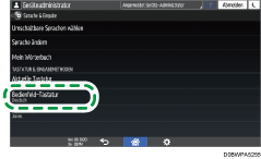 Abbildung Bedienfeld-Display