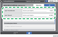 Abbildung Bedienfeld-Display