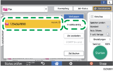 Abbildung Bedienfeld-Display