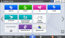 Abbildung Bedienfeld-Display