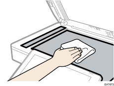 Abbildung des Vorlagenglases