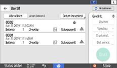Abbildung Bedienfeld-Display