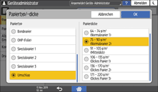Abbildung Bedienfeld-Display