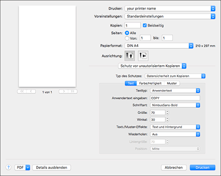 Abbildung Treiberbildschirm