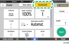 Abbildung Bedienfeld-Display