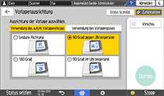 Abbildung Bedienfeld-Display