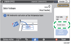 Abbildung Bedienfeld-Display